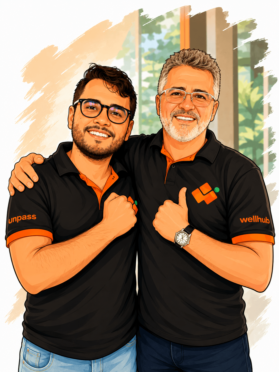 Foto de Lourenço e Gustavo